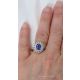 1.05 ct Platinum Sapphire Ring, GIA Certified