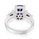 Unheated Platinum Sapphire Ring, 6.02 ct GIA Certified 