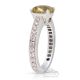Unheated Yellow Sapphire Ring, 2.84 ct Platinum GIA Certified 