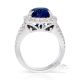 Natural Sapphire Ring, 7.48 ct GIA Certified Origin Report