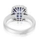 Platinum Sapphire Ring, 5.09 ct Unheated GIA Certified 