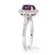 Unheated Pink Sapphire Ring, 2.79 ct Platinum 950 GIA Certified 
