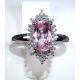 White Gold and pink Sapphire 