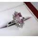 Pink Natural Sapphire 2.52 tcw-18kt White Gold