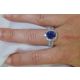 Blue Oval Natural Ceylon Sapphire 4.55 tcw 