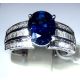 Blue Oval Natural Sapphire 