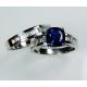 Rich-Blue-Sapphire-3.79 Tcw-&-Diamond-Ring-for-ladies 