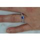 Blue Diamond Ring 