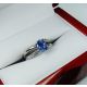 Blue sapphire ring, GIA G. G Certified Platinum 2.10 tcw Oval Cut Natural Ceylon Sapphire & Diamond Ring - GIA G.G Appraisal $7,154.00.