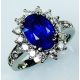 Blue sapphire oval 