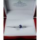 18 kt White Gold and Sapphire 