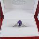 Violet sapphire ring for Sale 