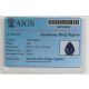 AIGS Certified for blue Sapphire 