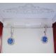 Blue sapphire earrings for ladies 