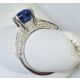 Sapphire  6grams with white Gold 