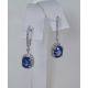 diamonds and blue sapphire earrings 