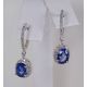 natural blue Sapphire earrings 