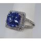Sapphire and White Gold ring