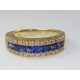 blue sapphire and gold band 