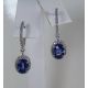 Blue Ceylon Sapphire earrings 