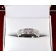 18 kt White Gold Wedding Band set with 0.40 ct's of Round Cut Diamonds  (Sold)