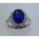 Costume blue Sapphire ring