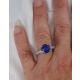 Blue Round blue sapphire 