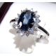 Blue Sapphire for with white gold 