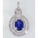Sapphire & Diamond Pendant 