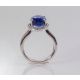 Platinum 950 ring made for sapphire