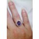 Violet Ceylon Sapphire Ring