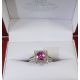 white gold and Pink sapphire 