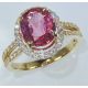 Pink Oval Natural Sapphire 