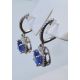 White Gold Earrings with sapphire price 