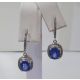 Blue sapphire and diamonds Earrings