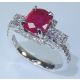 Ruby and Platinum ring