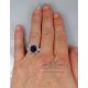 Untreated Purple Sapphire Platinum Ring, 2.09 ct Emerald Cut GIA