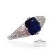 what is antique blue sapphire 