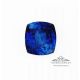 cushion cut royal blue sapphire