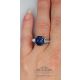 blue sapphire ring pic in finger 