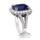 natural ceylon blue sapphire ring