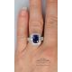 Custom blue sapphire ring 