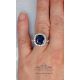Rich royal blue sapphire Ring in finger size
