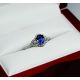 blue sapphire ring 2ct 
