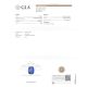Unheated Blue Ceylon Sapphire, 6.02 ct GIA Certified 