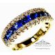 Natural Sapphire Eternity Band