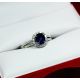 1.77 ct blue sapphire ring