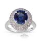 Platinum Sapphire Ring, 2.11 ct Unheated GIA Certified 