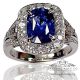 blue purple sapphire ring 