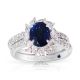 Natural Sapphire Ring Set Platinum, 1.88 ct GIA Certified 